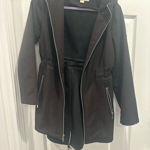 Michael Kors Black Hooded Jacket